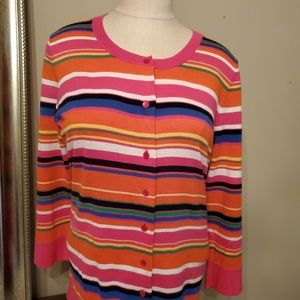 Talbots 3/4 sleeve cardigan.